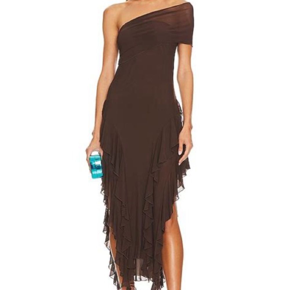 Kim Shui Ruffle Mesh Dress